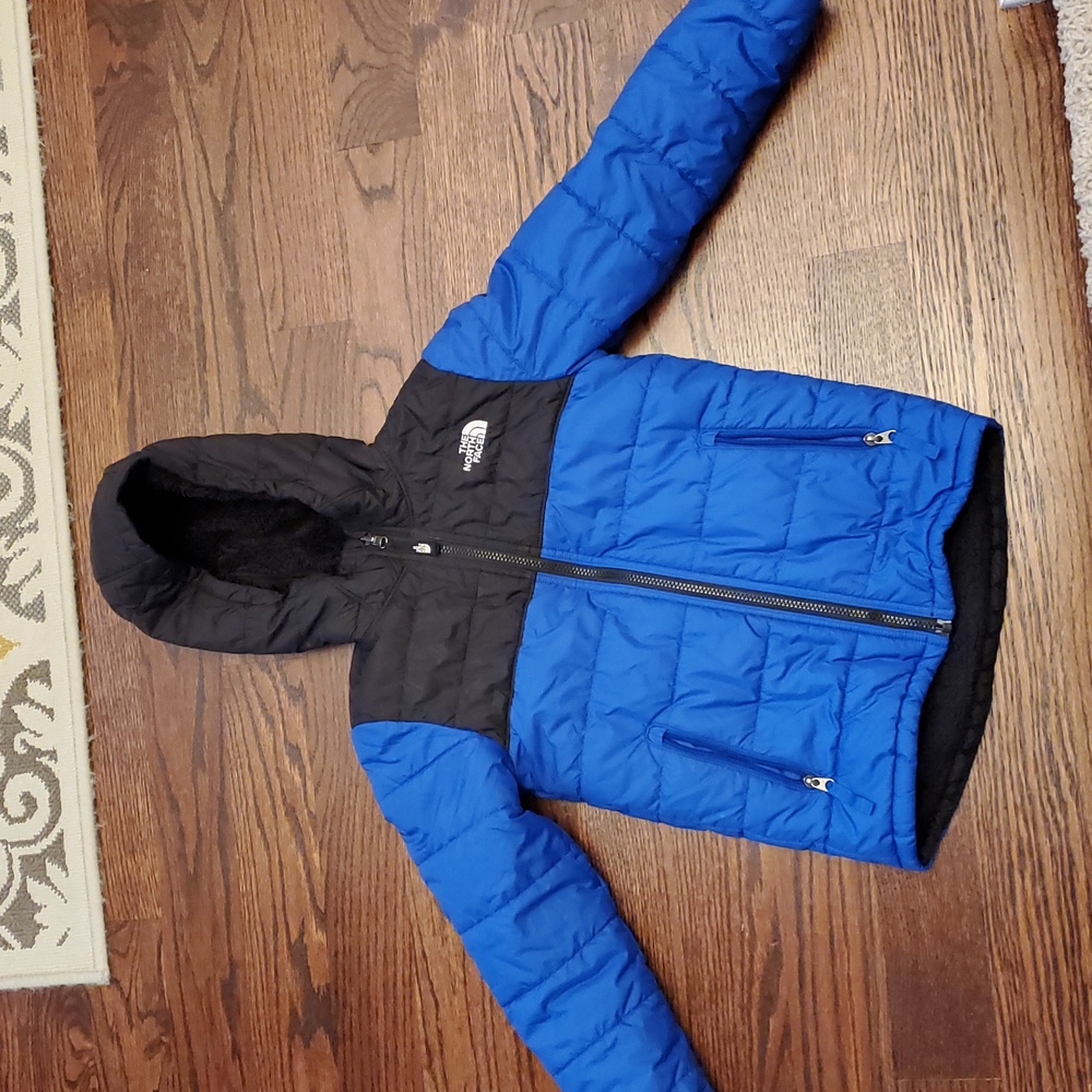 The North Face Kids Puffer Jacket in Blue and Black